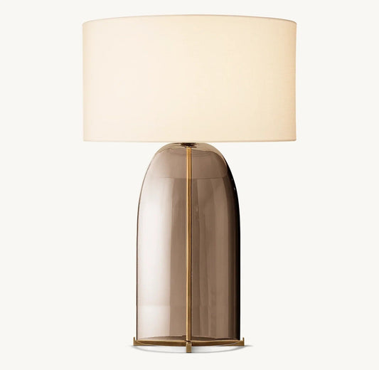 Bloom Amber Glass Table Lamp