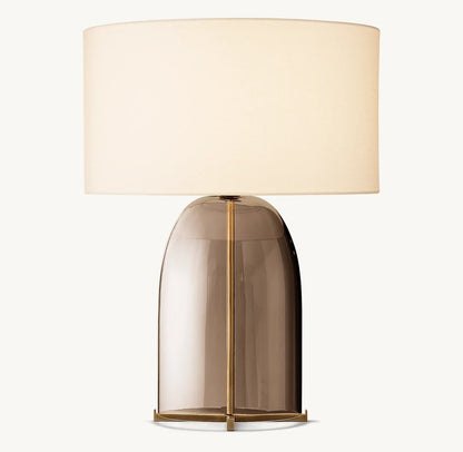 Bloom Amber Glass Table Lamp
