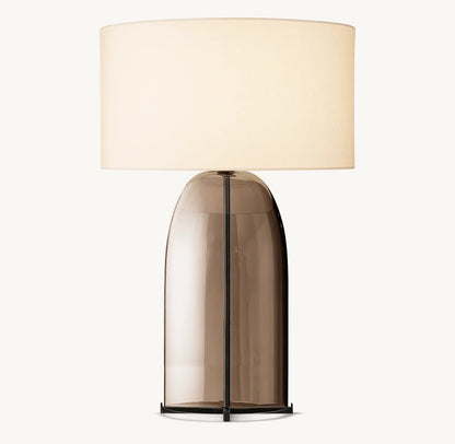 Bloom Amber Glass Table Lamp