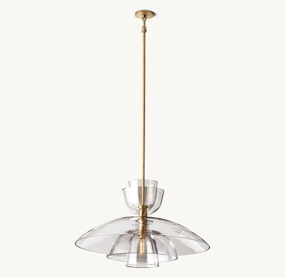 Bloom Clear Glass Cloche Grand Pendant