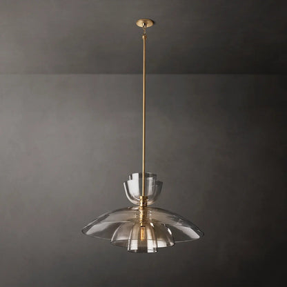 Bloom Clear Glass Cloche Grand Pendant