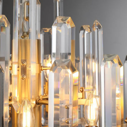 Bonnington Crystal Round Chandelier 37"-Nobipets