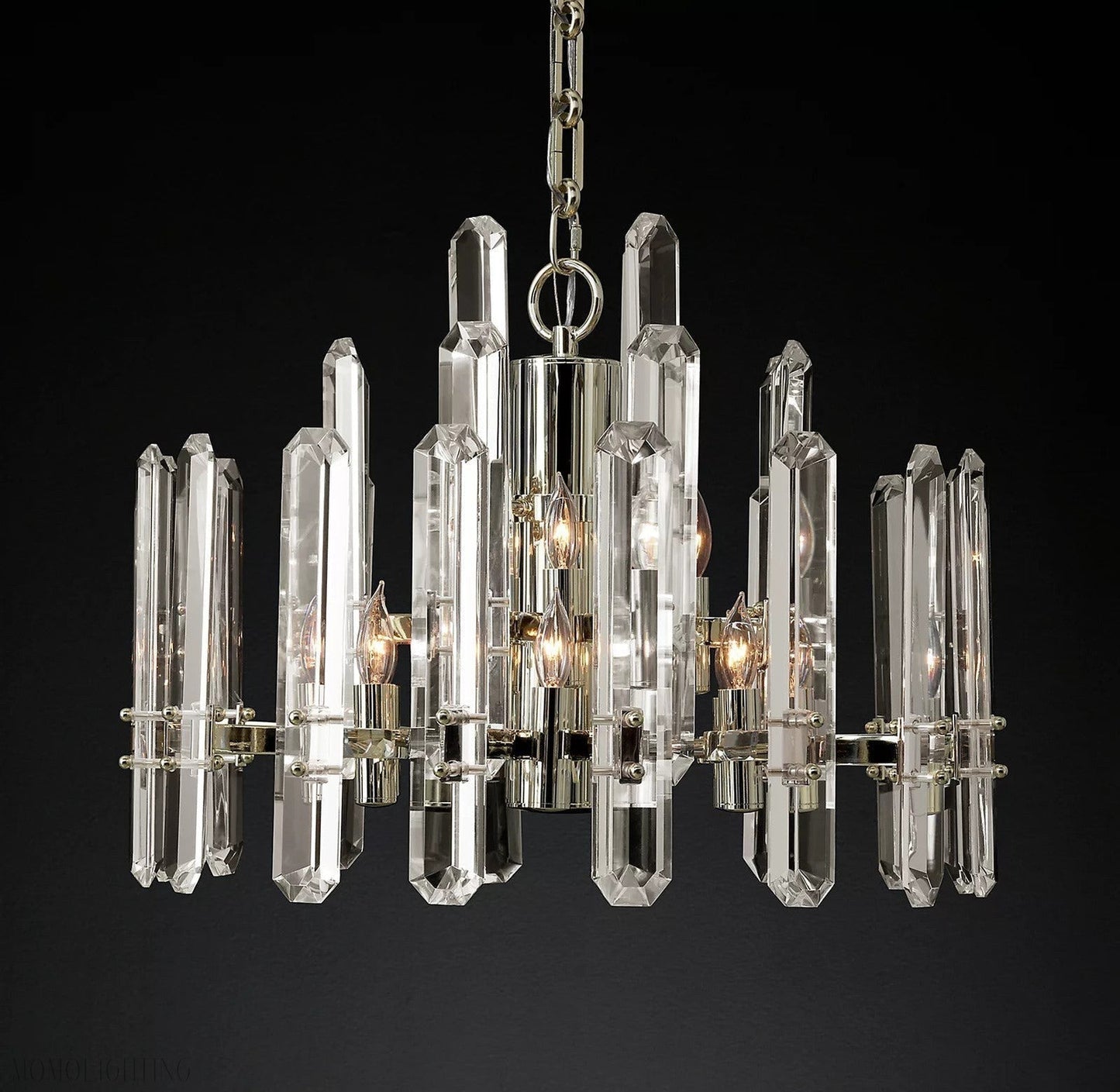 Bonnington Crystal Round Chandelier 54"(customize）-Nobipets