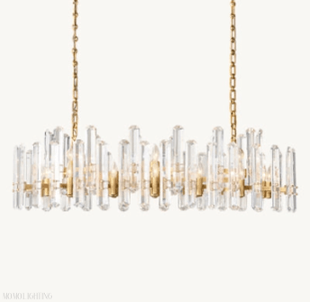 Bonnington Rectangular chandelier 54” 72"-Nobipets