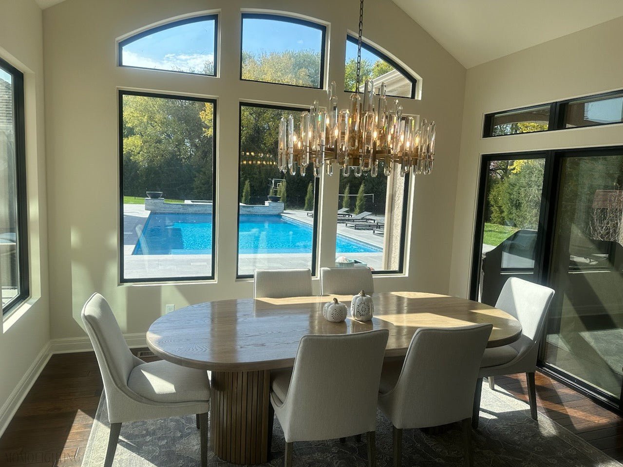 Bonnington Rectangular chandelier 54” 72"-Nobipets