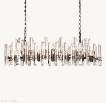 Bonnington Rectangular chandelier 54” 72"-Nobipets