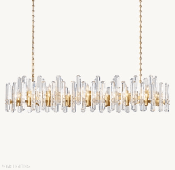Bonnington Rectangular chandelier 54” 72"-Nobipets