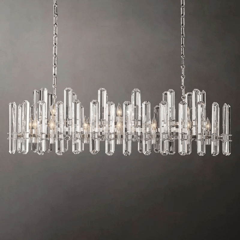 Bonnington Rectangular chandelier 54” 72"-Nobipets