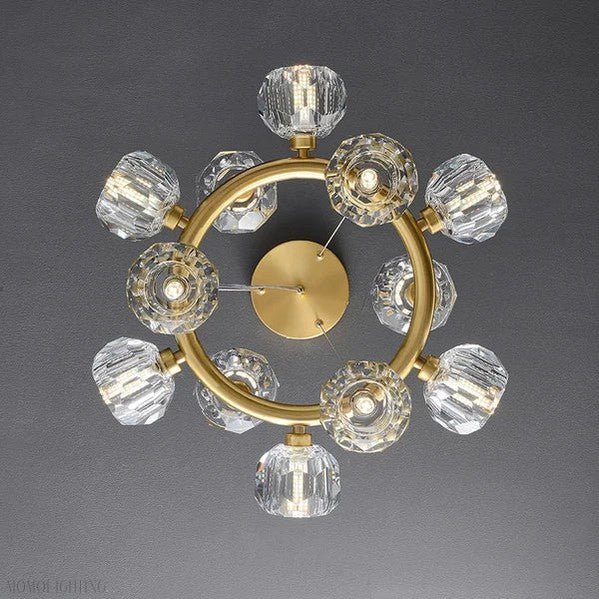 Boule Clear Crystal Round Chandelier Cord-Nobipets