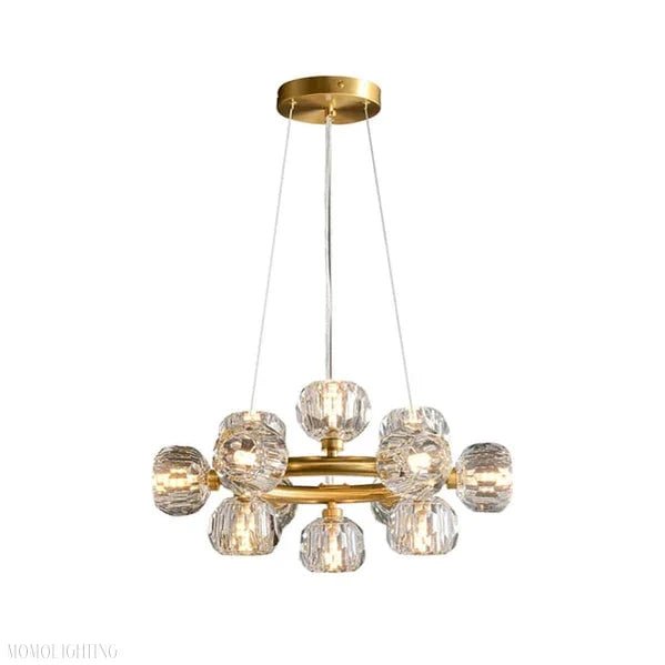 Boule Clear Crystal Round Chandelier Cord-Nobipets