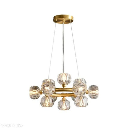 Boule Clear Crystal Round Chandelier Cord-Nobipets