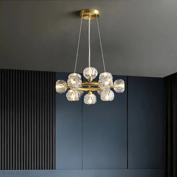 Boule Clear Crystal Round Chandelier Cord-Nobipets