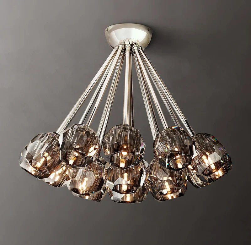 Boule Crystal Ball Flush Mount 24" 19 Lights