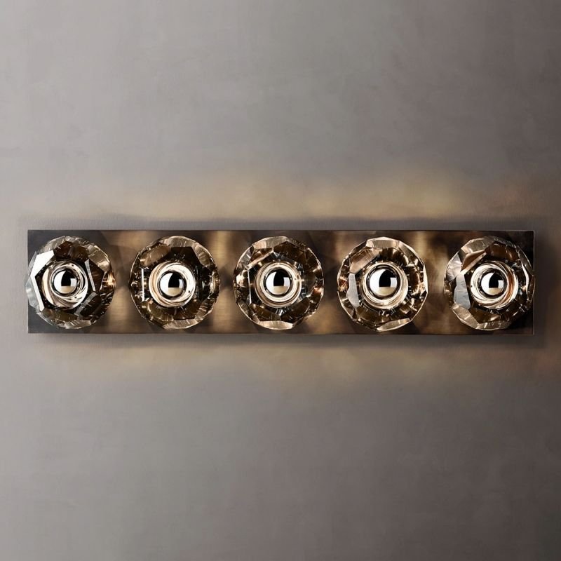 Boule Crystal Ball Linear Grand Wall Sconce