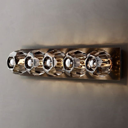 Boule Crystal Ball Linear Grand Wall Sconce