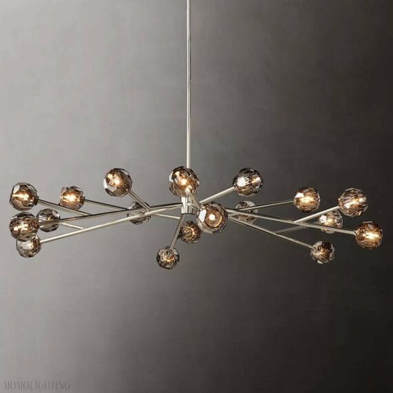 Boule Crystal Ball Oval Chandelier 72″ 24-Lights-Nobipets
