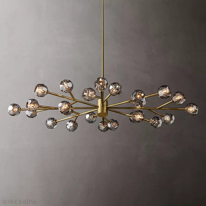 Boule Crystal Ball Oval Chandelier 72″ 24-Lights-Nobipets