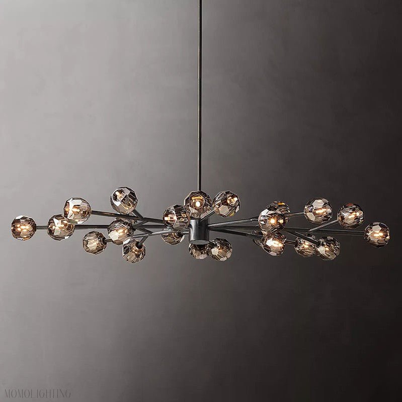 Boule Crystal Ball Oval Chandelier 72″ 24-Lights-Nobipets