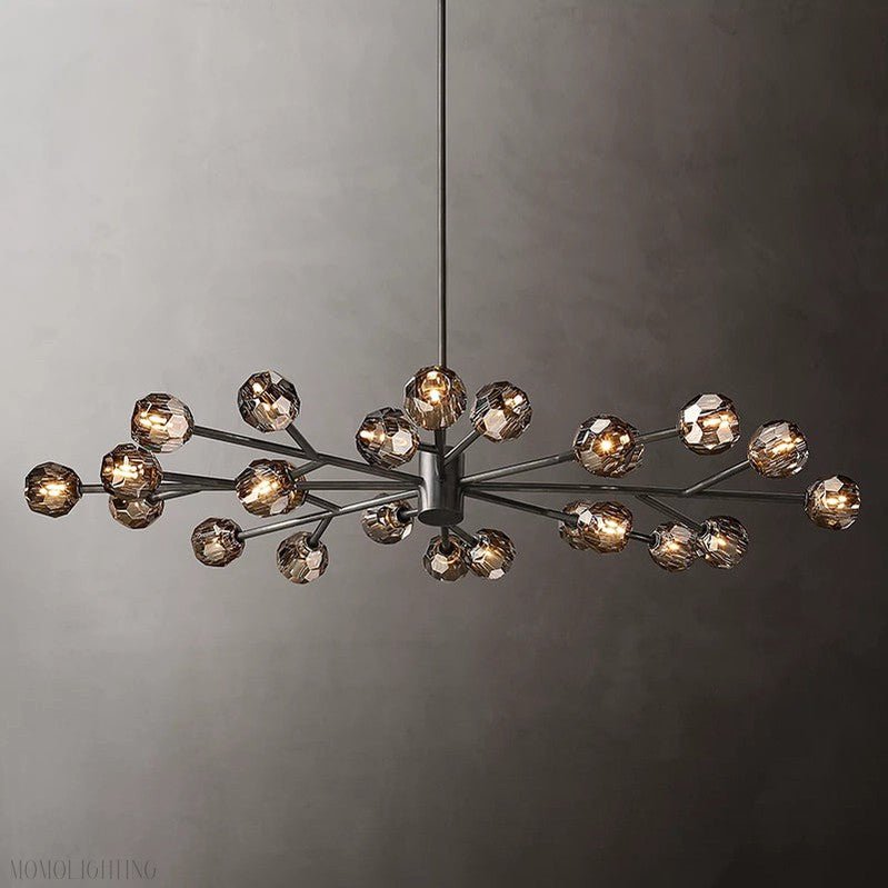 Boule Crystal Ball Oval Chandelier 72″ 24-Lights-Nobipets