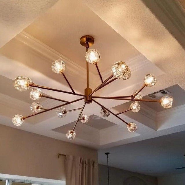 Boule Crystal Ball Oval Chandelier 72″ 24-Lights-Nobipets