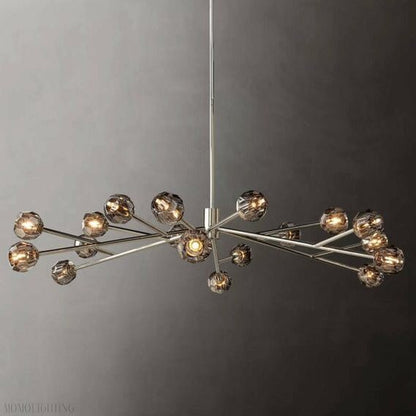 Boule Crystal Ball Oval Chandelier 72″ 24-Lights-Nobipets