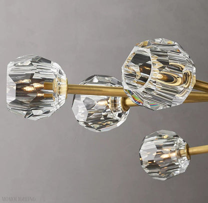 Boule Crystal Ball Oval Chandelier 72″ 24-Lights-Nobipets
