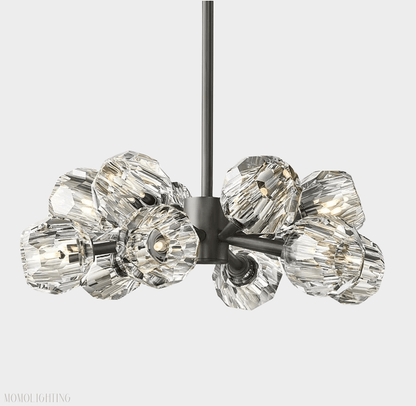 Boule Crystal Ball Round Chandelier 24"-Nobipets