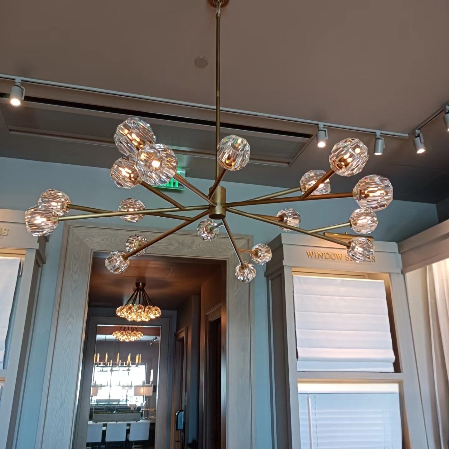 Boule Crystal Ball Round Chandelier 24"