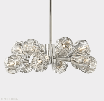 Boule Crystal Ball Round Chandelier 24"-Nobipets