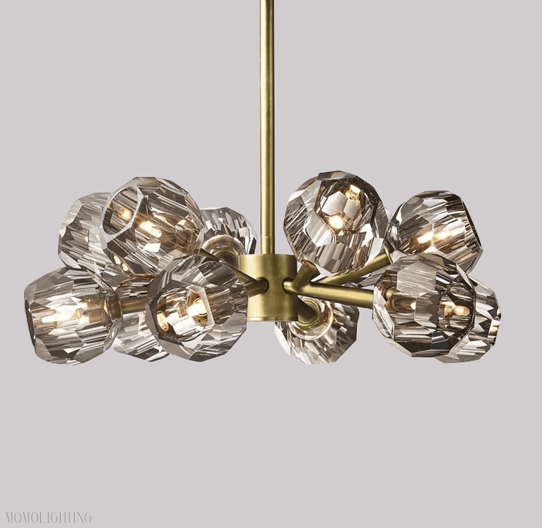 Boule Crystal Ball Round Chandelier 24"-Nobipets