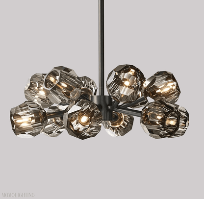 Boule Crystal Ball Round Chandelier 24"-Nobipets