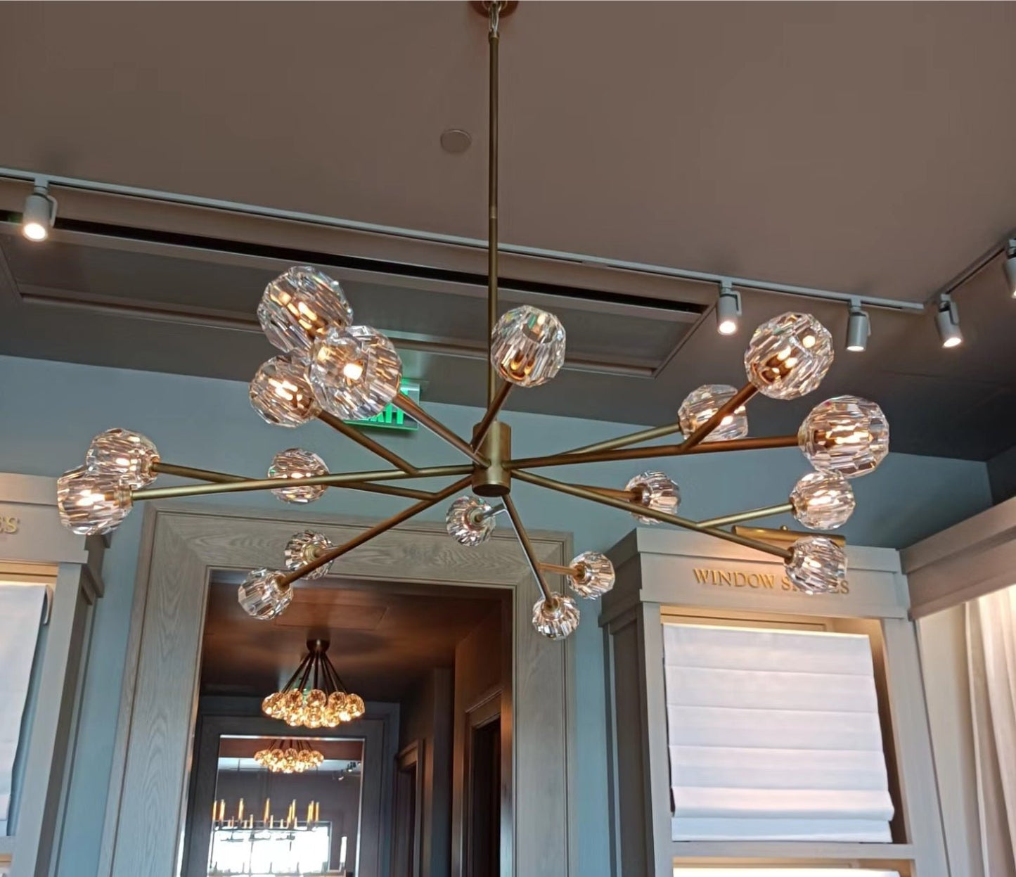 Boule Crystal Ball Round Chandelier 24"