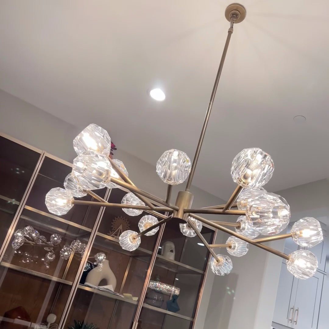 Boule Crystal Ball Round Chandelier 24"