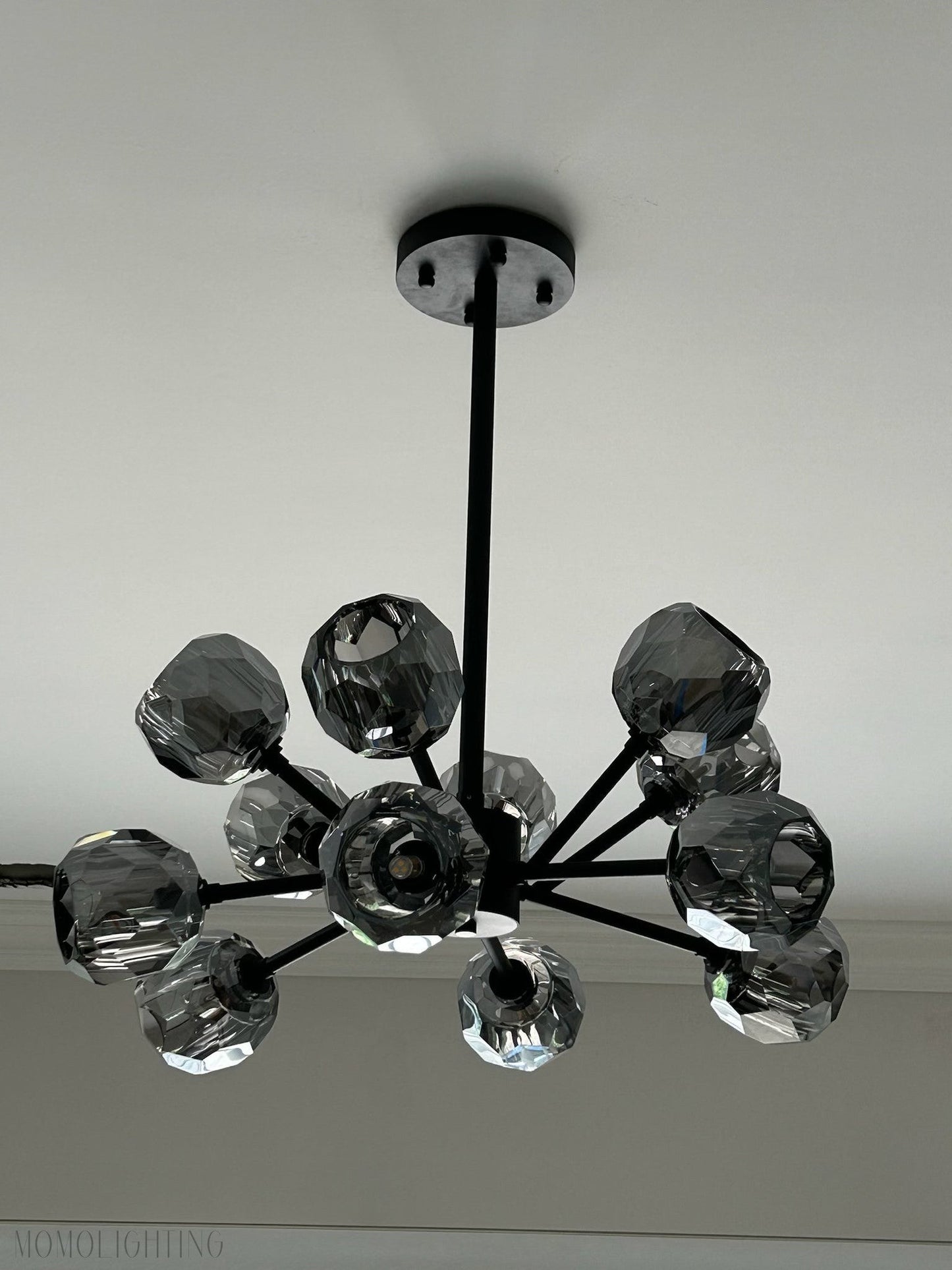 Boule Crystal Ball Round Chandelier 24"-Nobipets