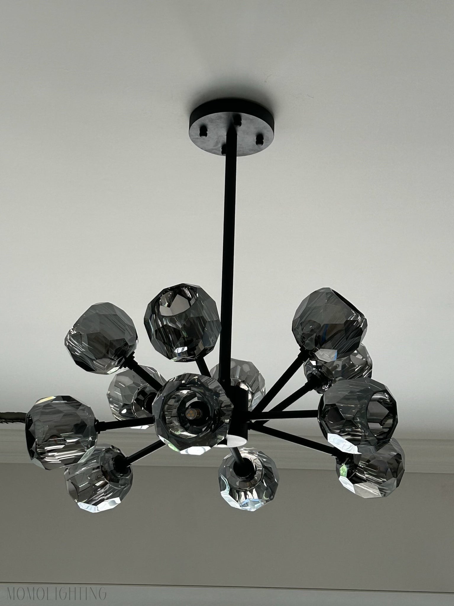 Boule Crystal Ball Round Chandelier 24"-Nobipets