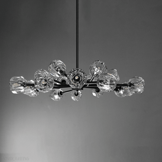 Boule Crystal Ball Round Chandelier 48"-Nobipets
