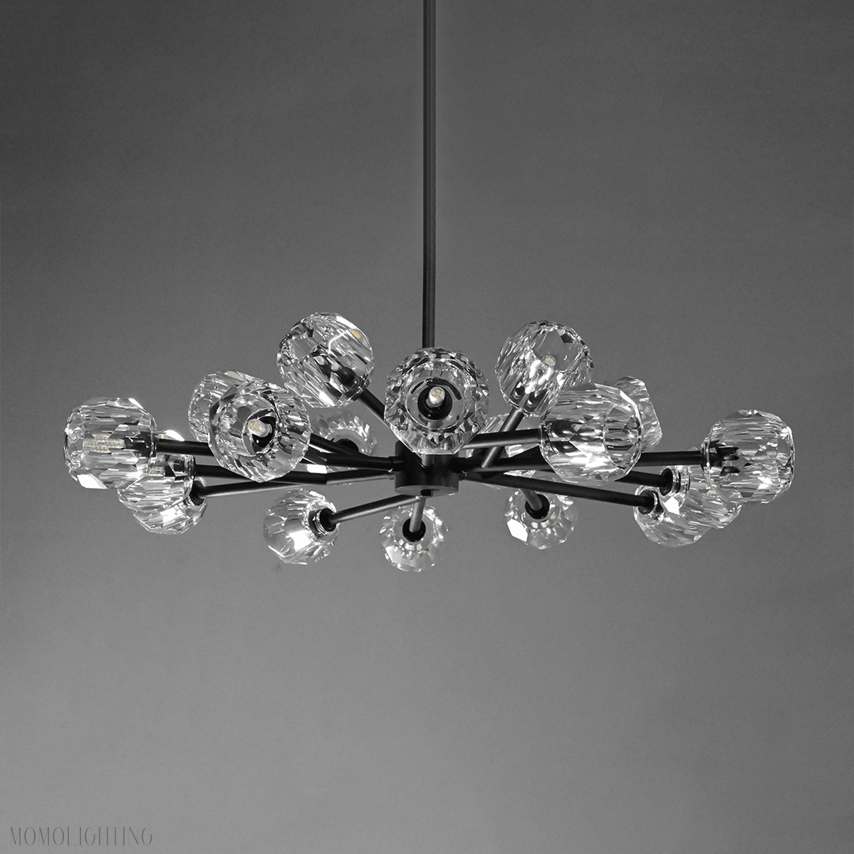 Boule Crystal Ball Round Chandelier 48"-Nobipets