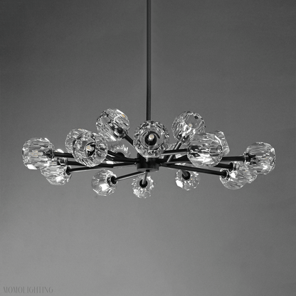Boule Crystal Ball Round Chandelier 48"-Nobipets