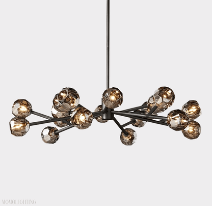 Boule Crystal Ball Round Chandelier 48"-Nobipets