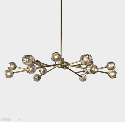 Boule Crystal Ball Round Chandelier 48"-Nobipets
