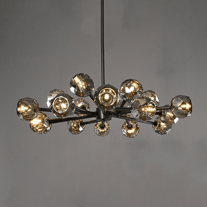 Boule Crystal Ball Round Chandelier 48"-Nobipets