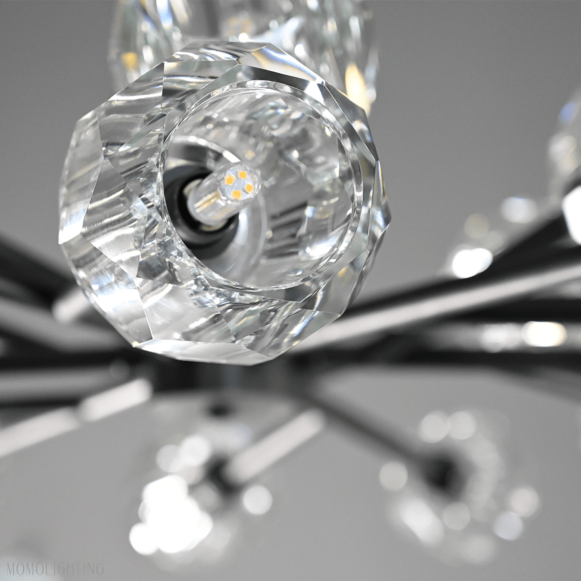 Boule Crystal Ball Round Chandelier 48"-Nobipets