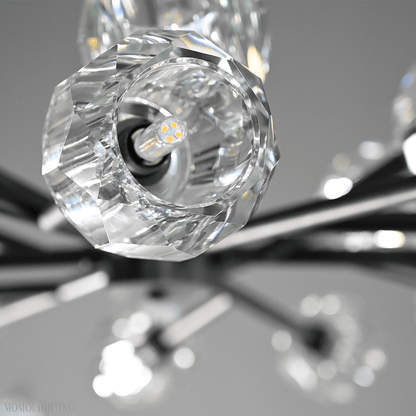 Boule Crystal Ball Round Chandelier 48"-Nobipets