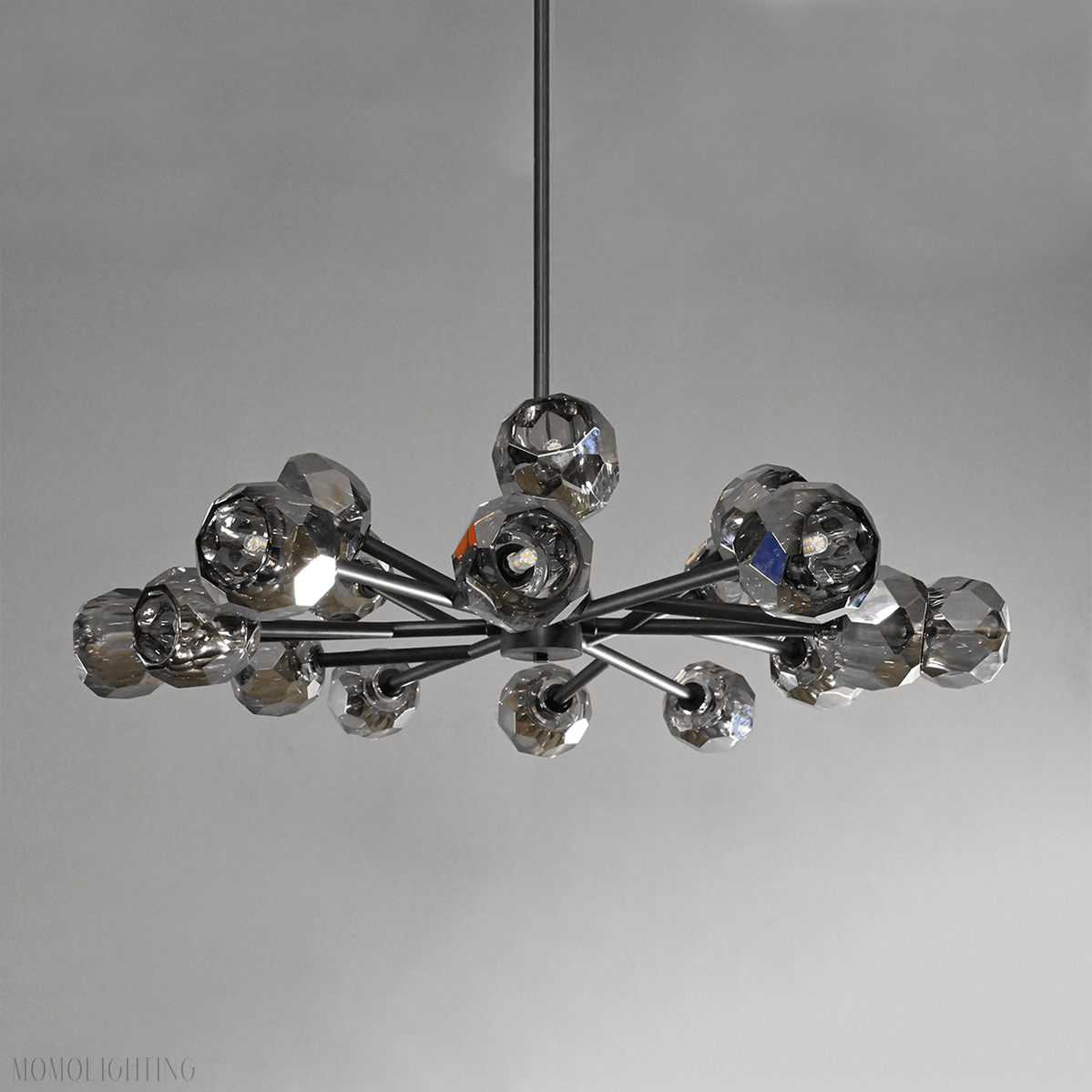 Boule Crystal Ball Round Chandelier 48"-Nobipets