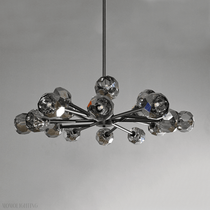 Boule Crystal Ball Round Chandelier 48"-Nobipets