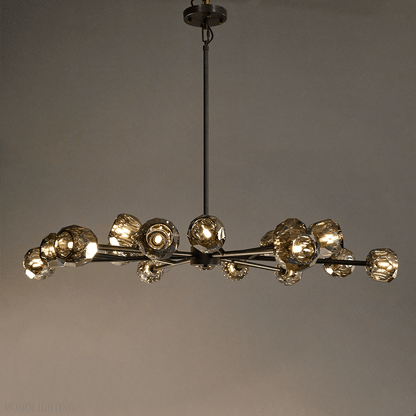 Boule Crystal Ball Round Chandelier 60"-Nobipets