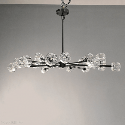Boule Crystal Ball Round Chandelier 60"-Nobipets