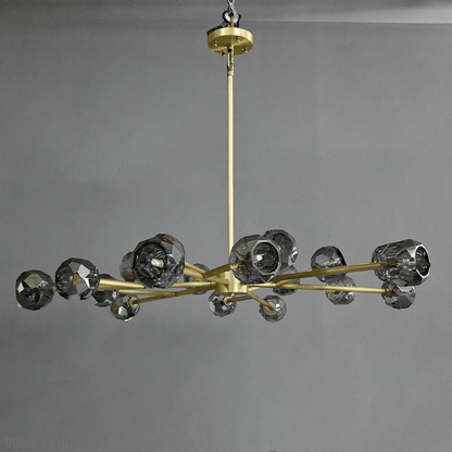 Boule Crystal Ball Round Chandelier 60"-Nobipets