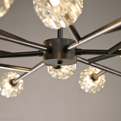 Boule Crystal Ball Round Chandelier 60"-Nobipets