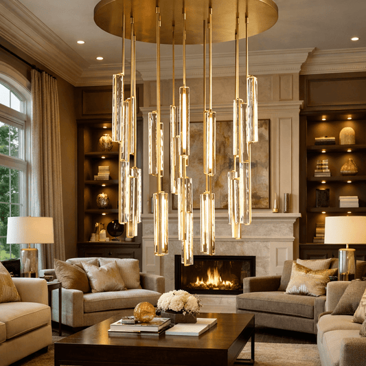Budubon Crystal Round Chandelier